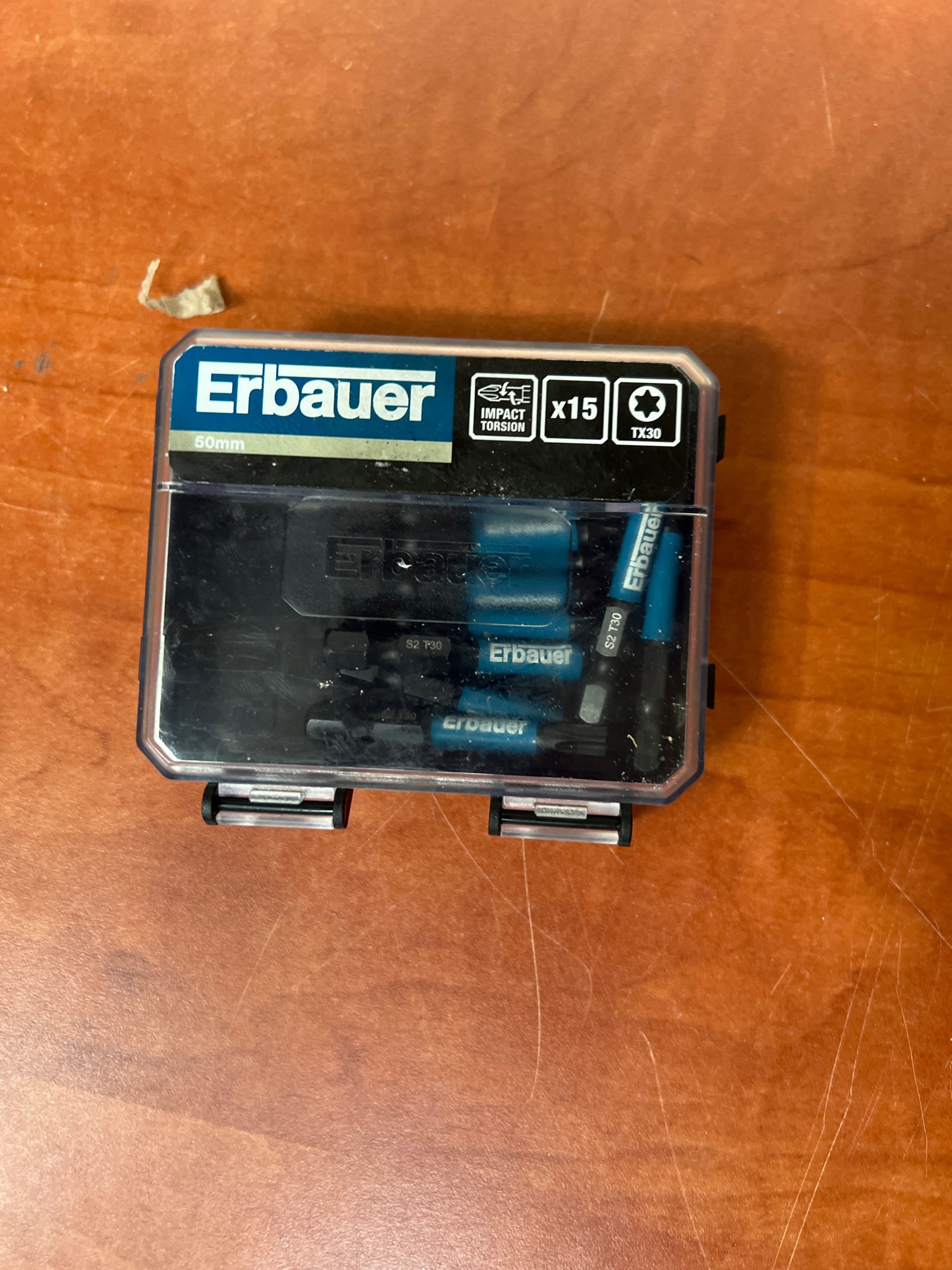 Lot de 15 embouts torsion impact tx30 Diam. 50 mm - Erbauer