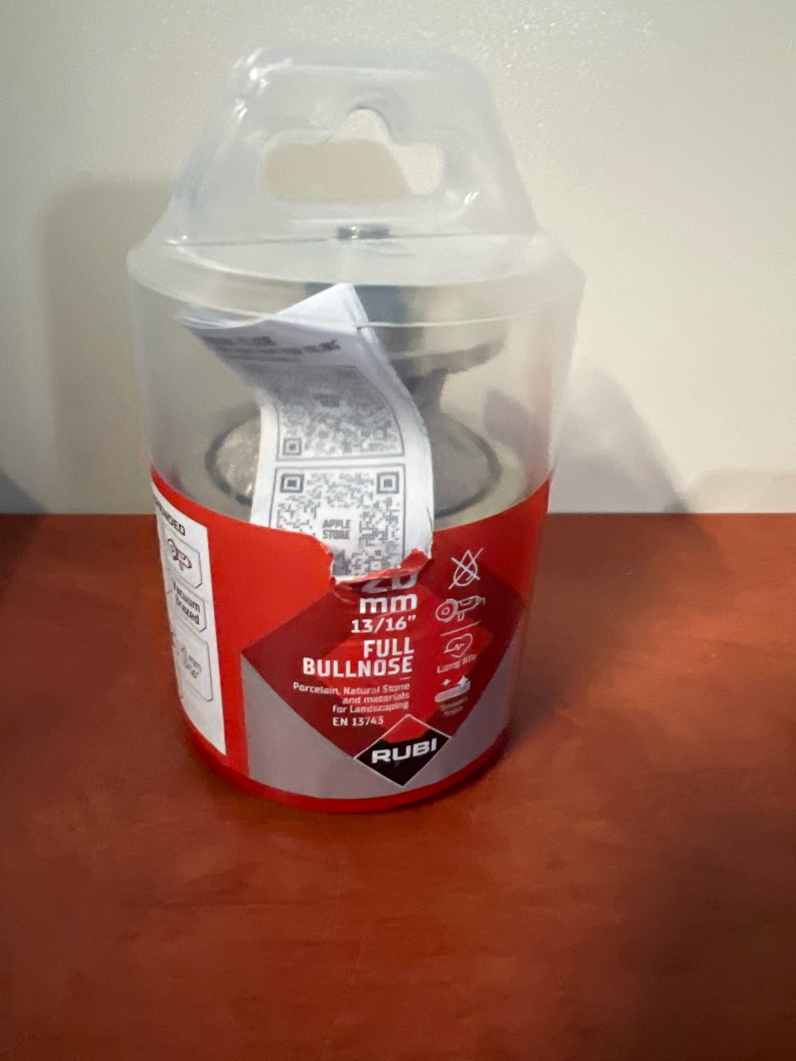 RUBI Full Bullnose 20 mm (13/16)