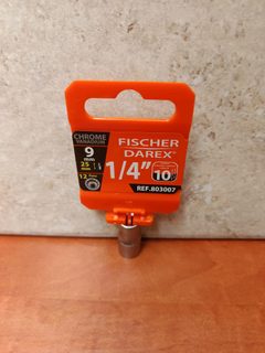 Fischer Darex douille 1/4" 9 mm 12 pans (REF 803007)