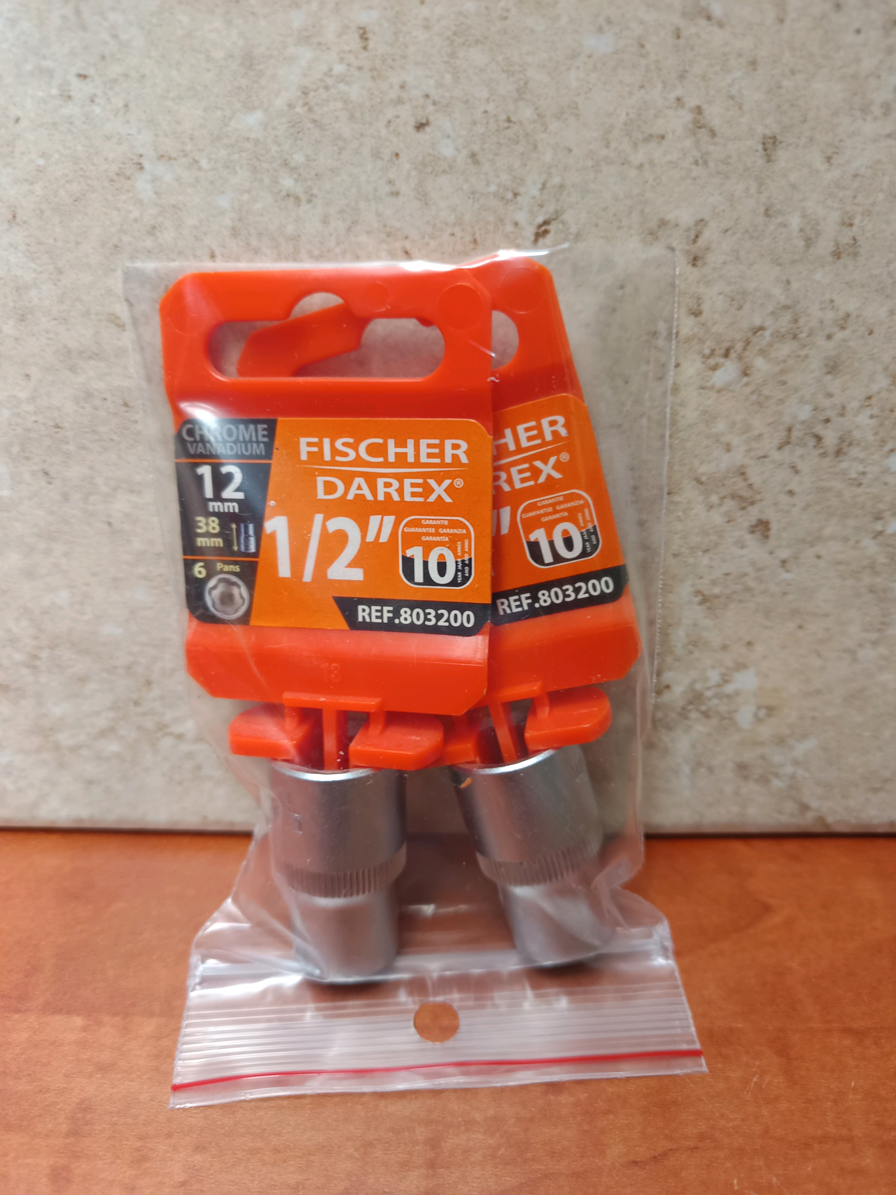 Fischer Darex douille 12 mm - carré 3/8'' - 6 pans (REF 803200)