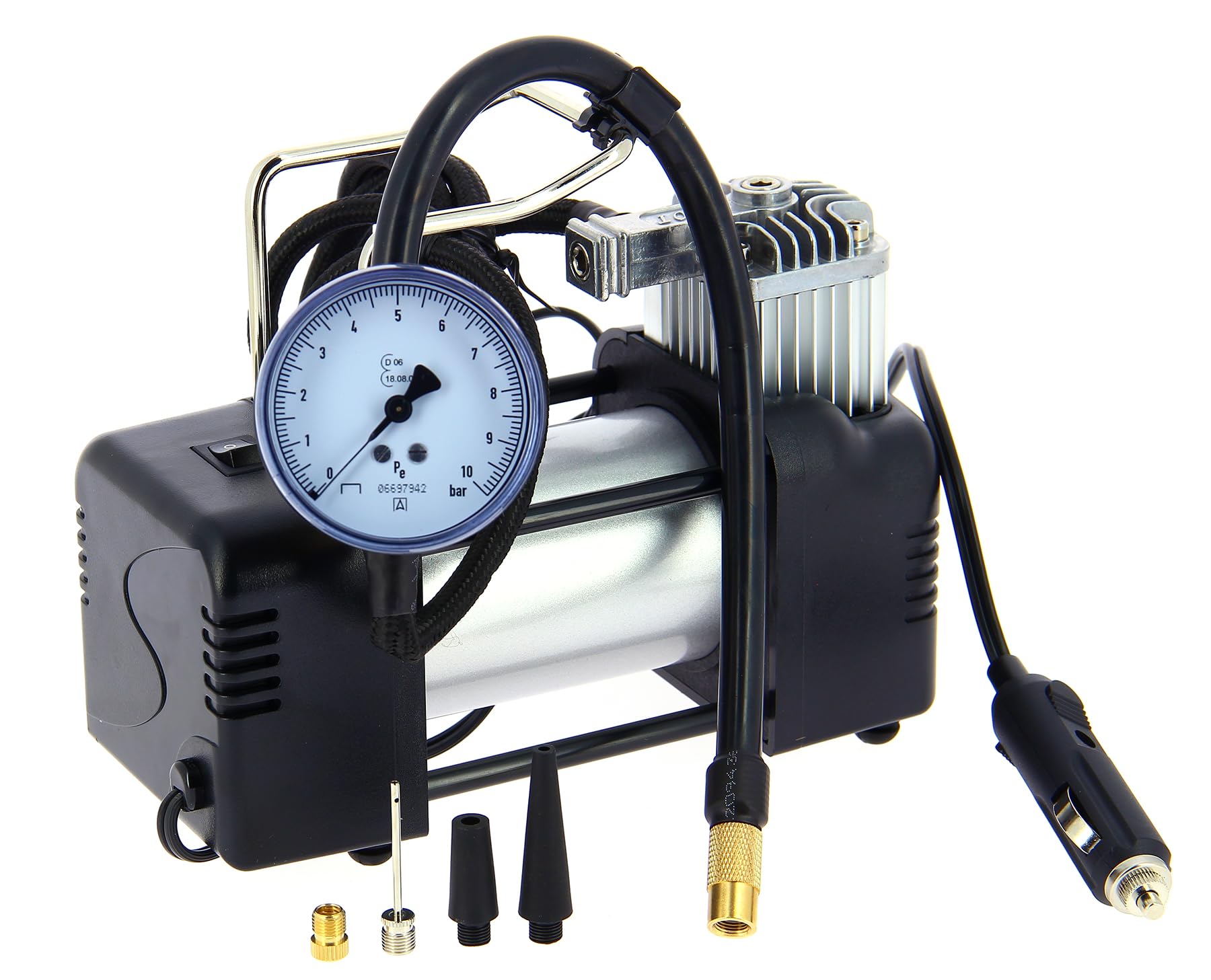 Compresseur 12v - Manometre Homologué