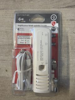 Amplificateur TV IOTRONIC F40 4 entrées 28 dB réglable