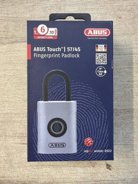 ABUS Touch 57/45 - cadenas à empreinte digitale