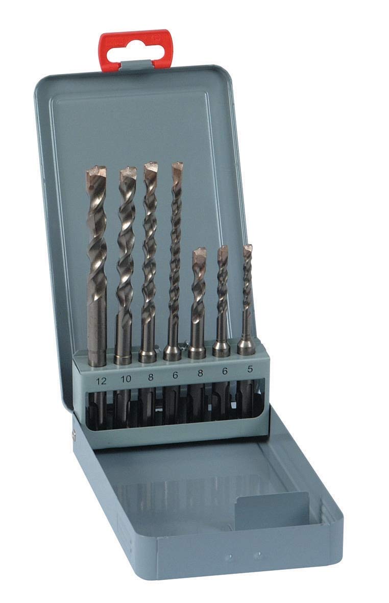 Coffret 7 forets perforateur SDS+ Novipro G4 mono-taillant