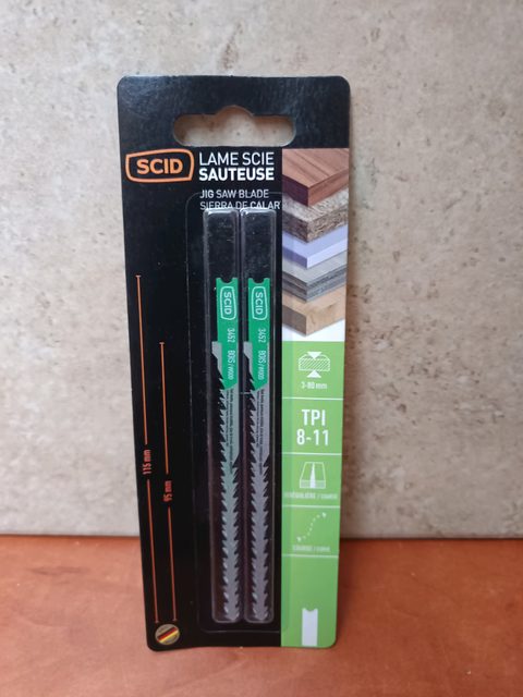 Lames de scie sauteuse SCID TPI 8-11