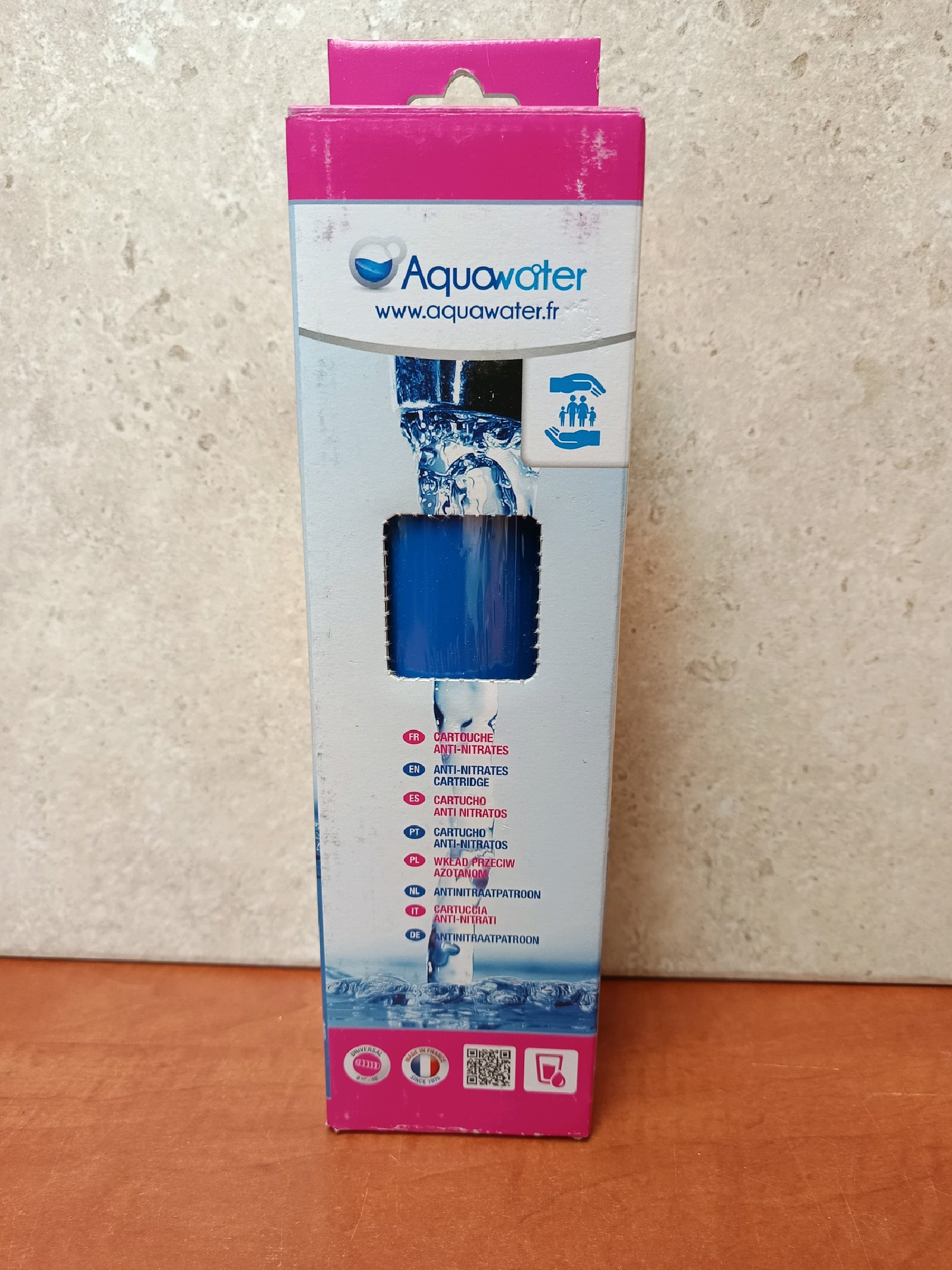 Aquawater cartouche de filtre pour robinet