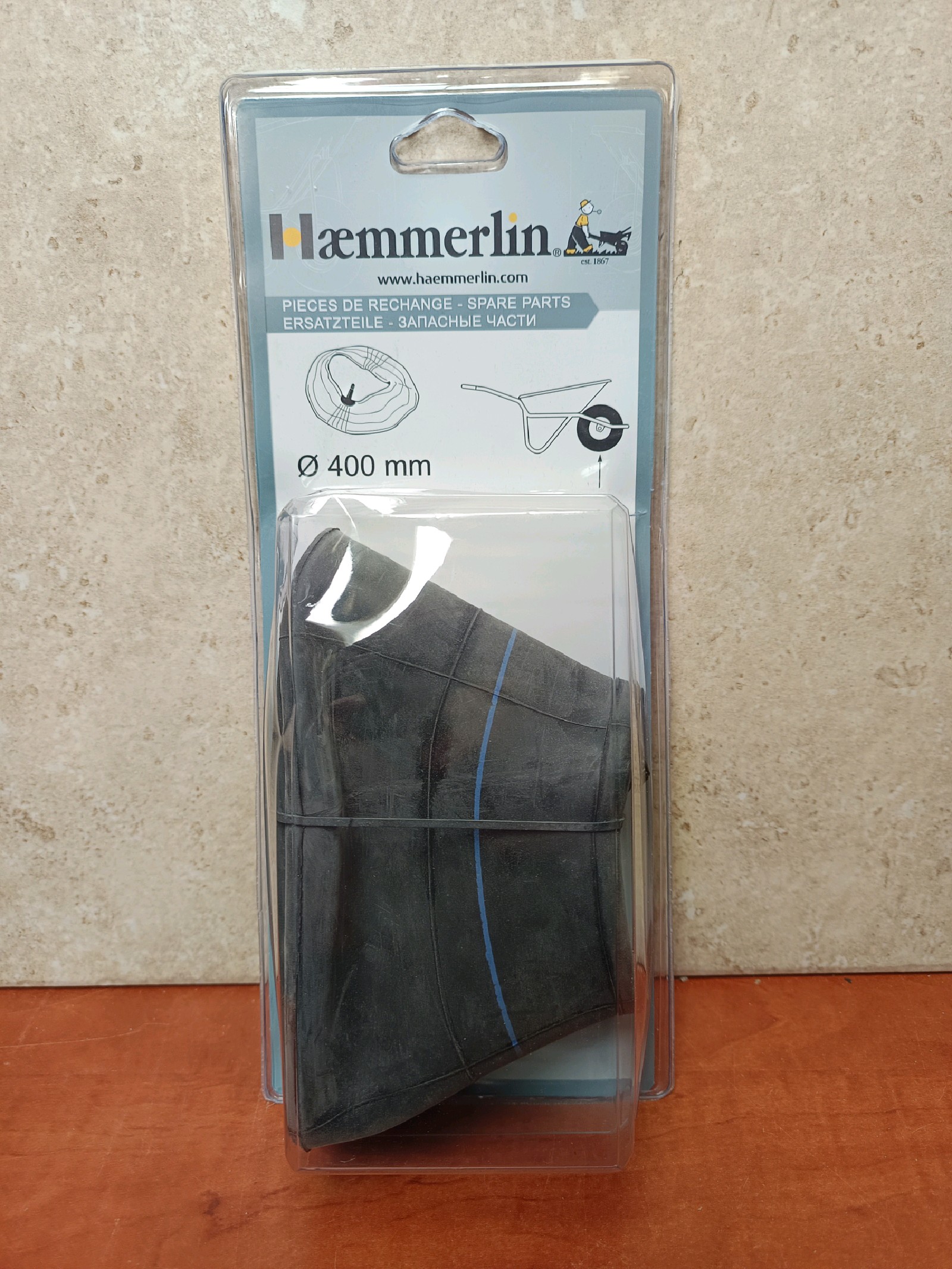 Haemmerlin chambre à air Ø 400 mm pour brouette