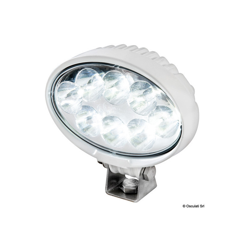 Feu LED Osculati HD 8x5W orientable pour roll-bar - blanc