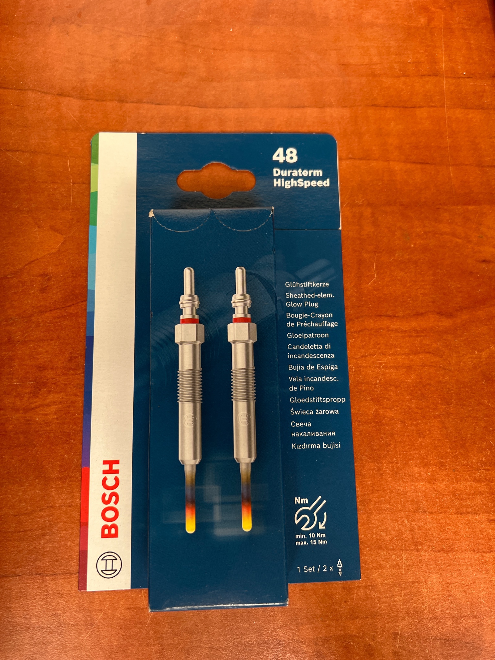 Bosch Duraterm HighSpeed 48 bougies de préchauffage (set de 2)
