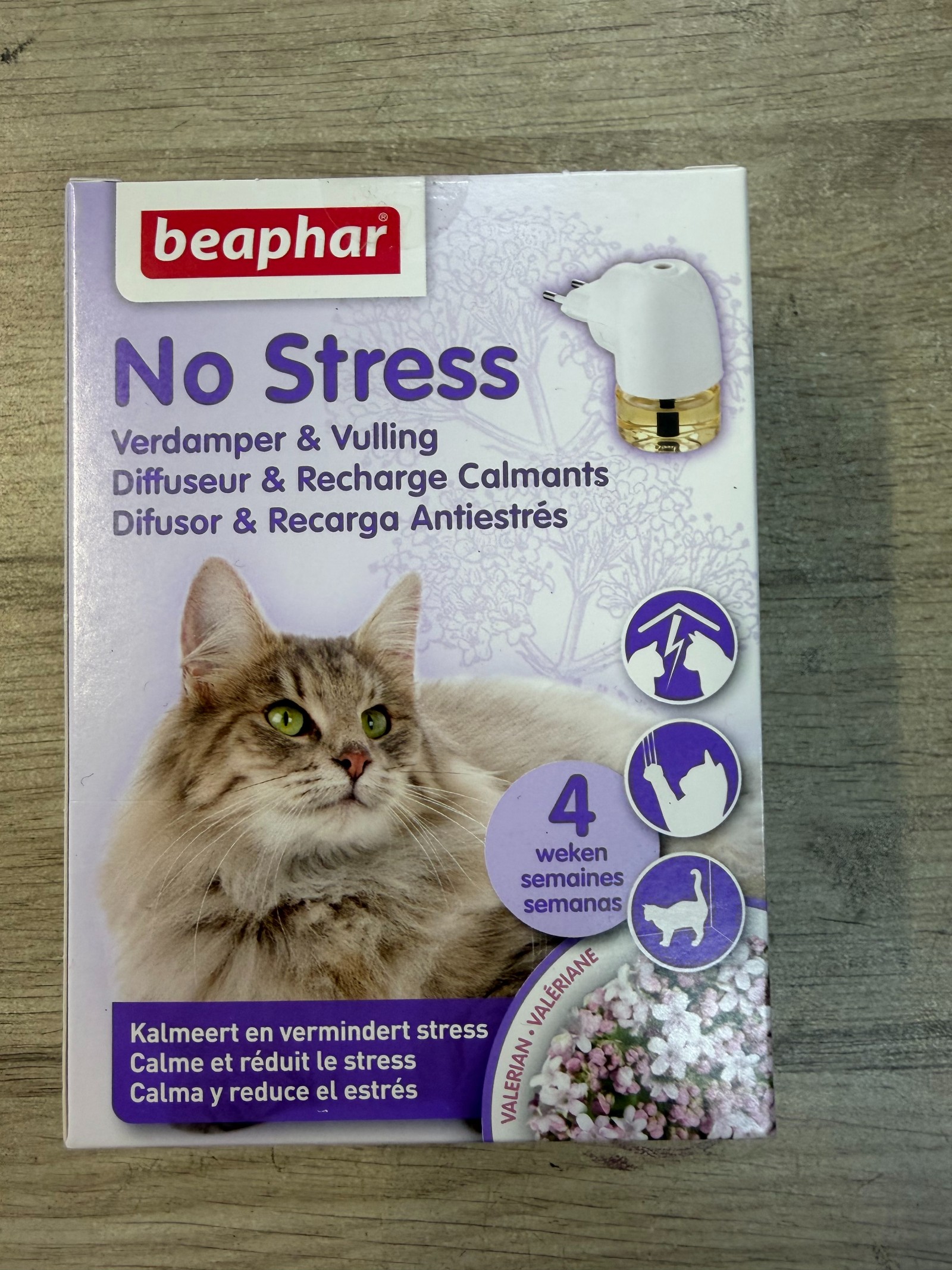 Beaphar No Stress diffuseur et recharge calmants pour chat