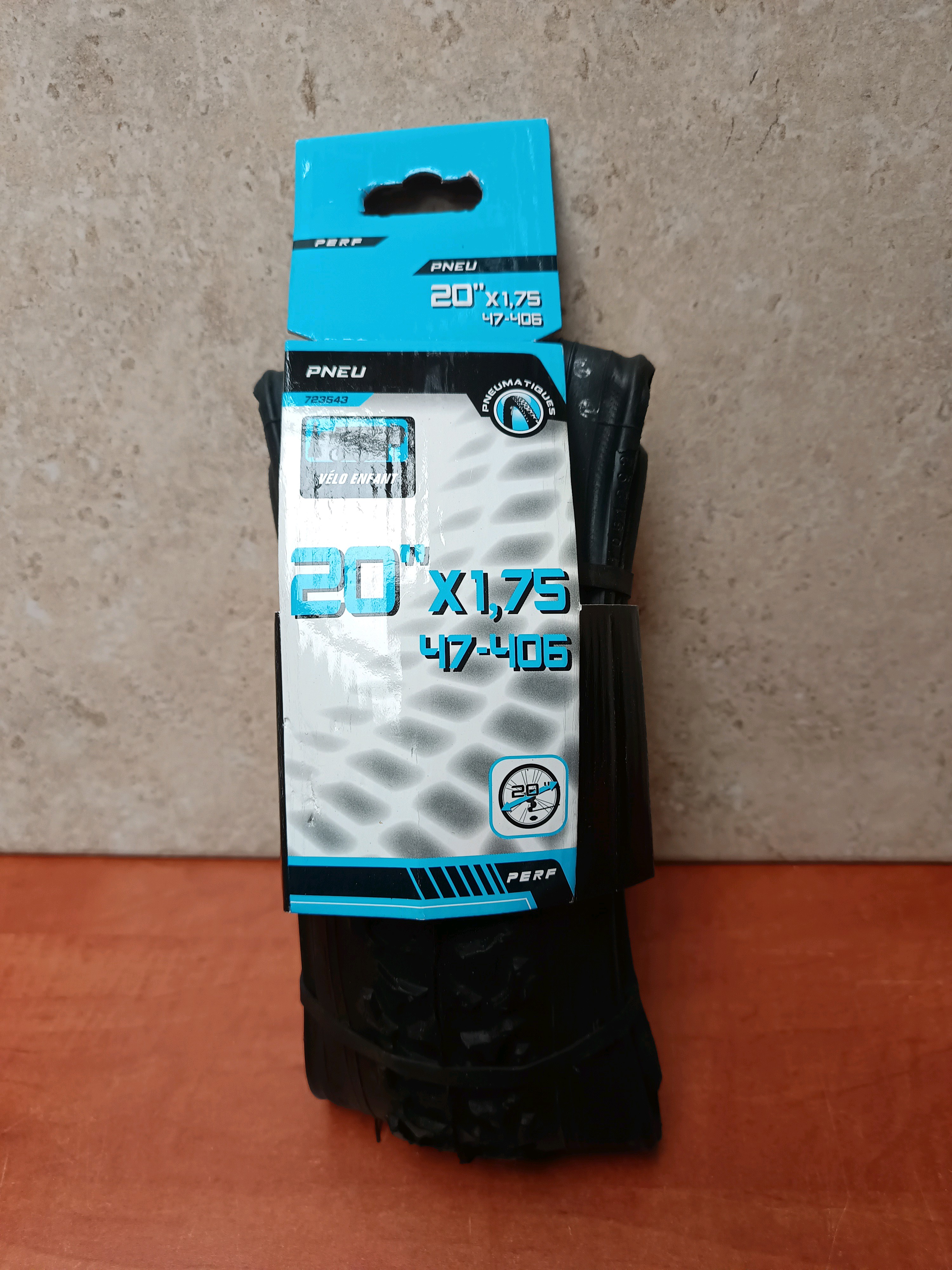 Pneu vélo 20 x 1,75 (47-406)