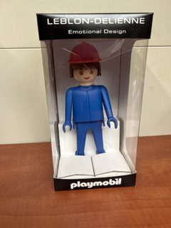 Figurine Playmobil Leblon-Delienne, bleu, casquette rouge