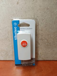 Tibelec Variateur poussoir à main – Compatible LED