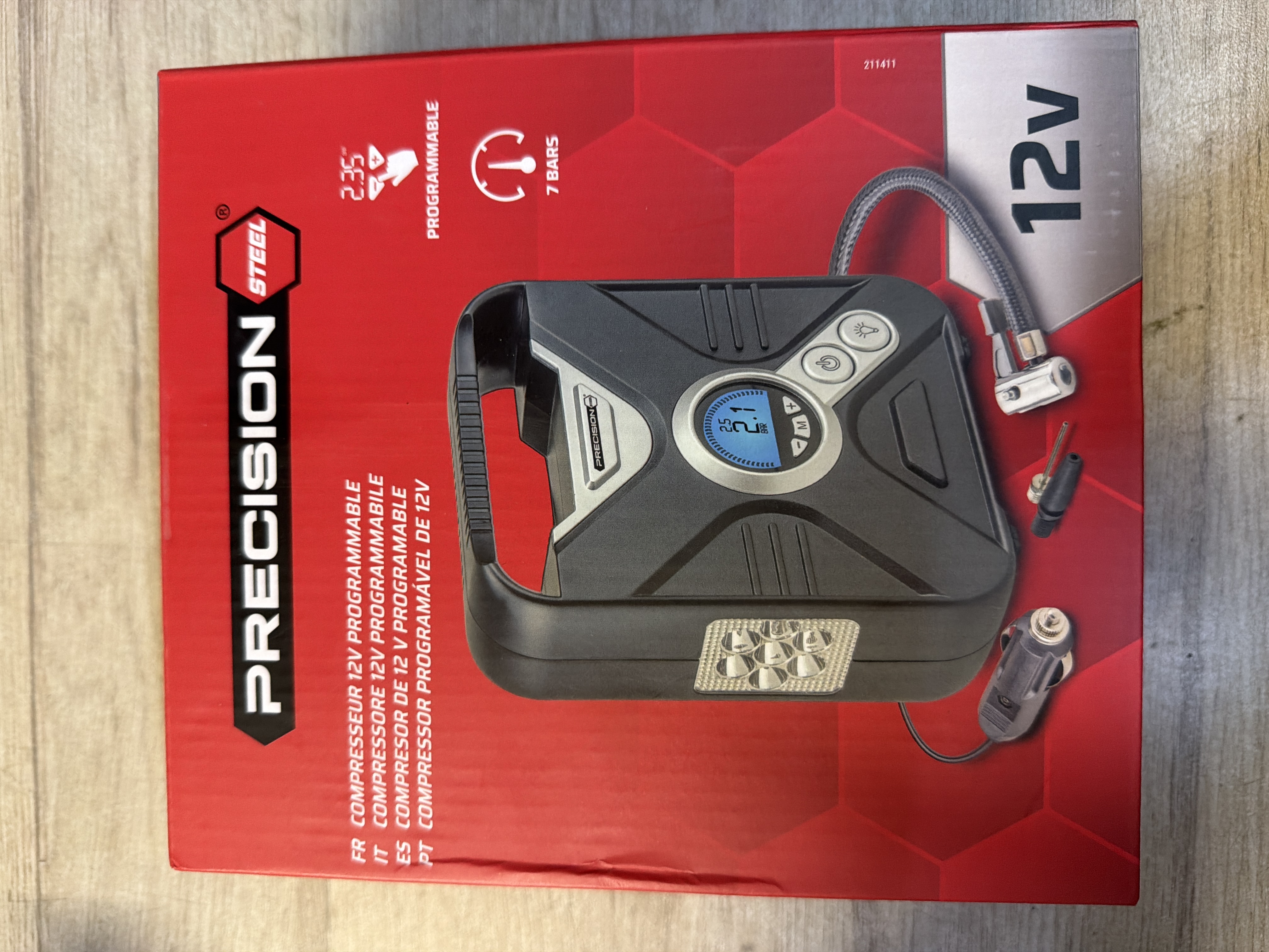 Precision compresseur 12V programmable