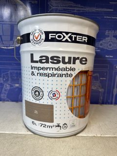 FOXTER Lasure imperméable & respirante - Gris satin 6 L