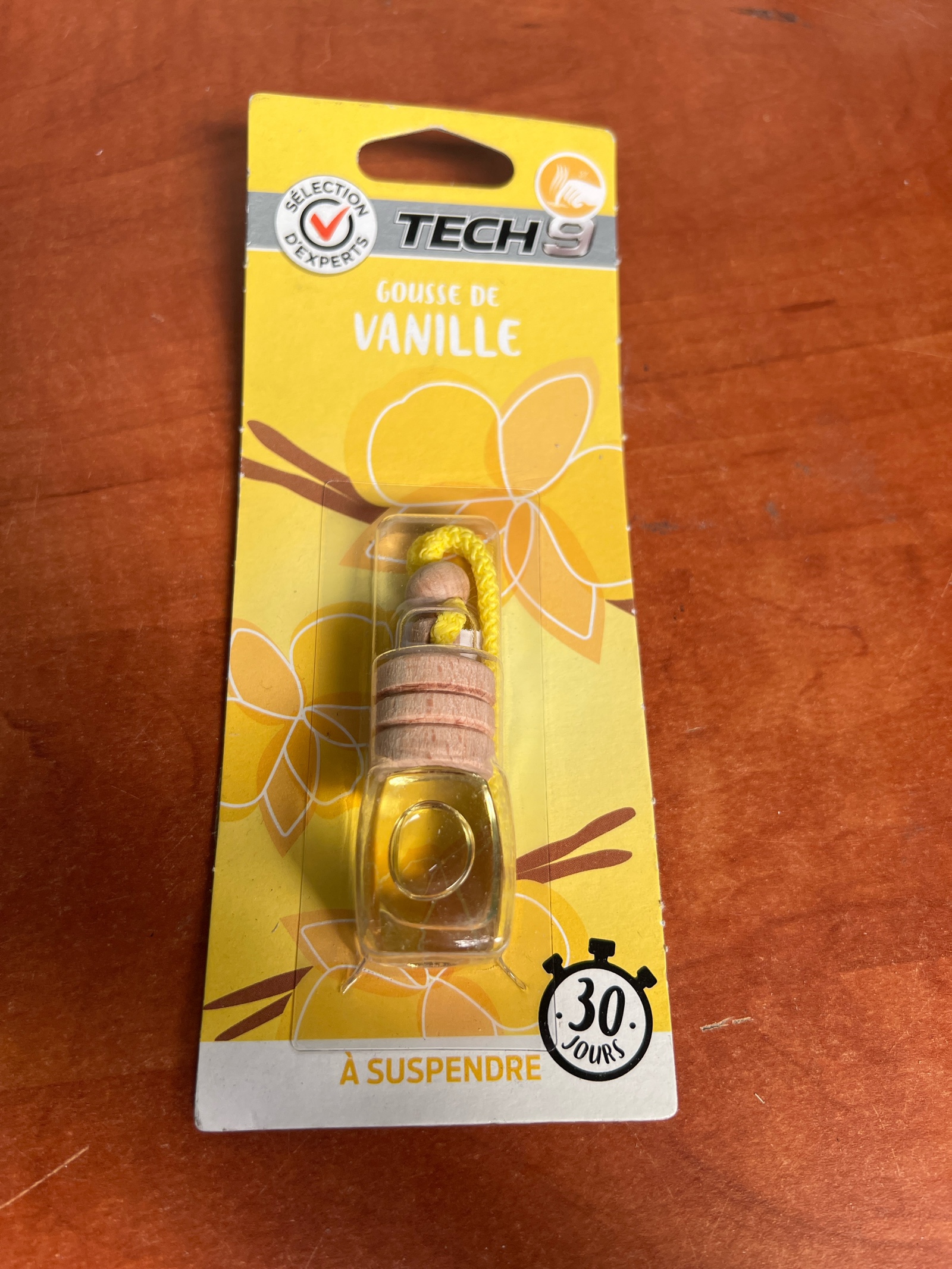 Désodorisant voiture à suspendre TECH3 – Gousse de vanille
