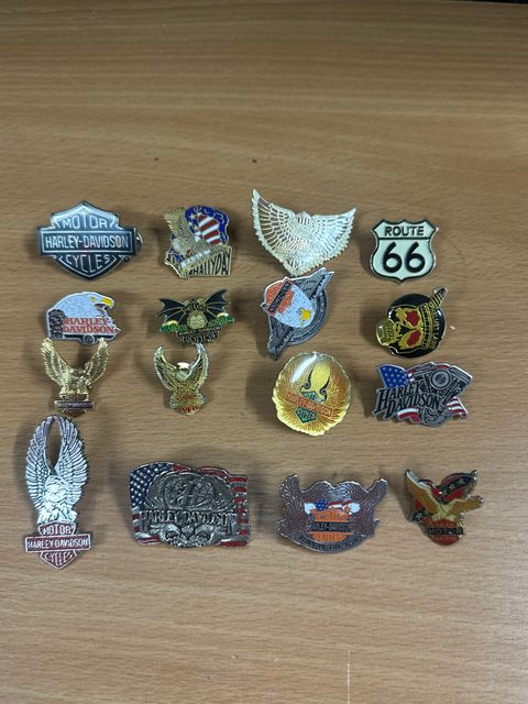 Lot de 16 pins Harley-Davidson
