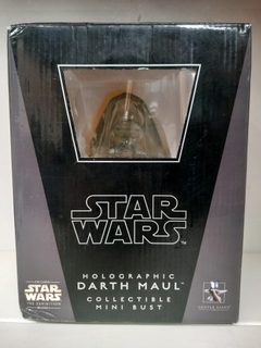 Gentle Giant Star Wars Holographic Darth Maul Collectible Mini Bust