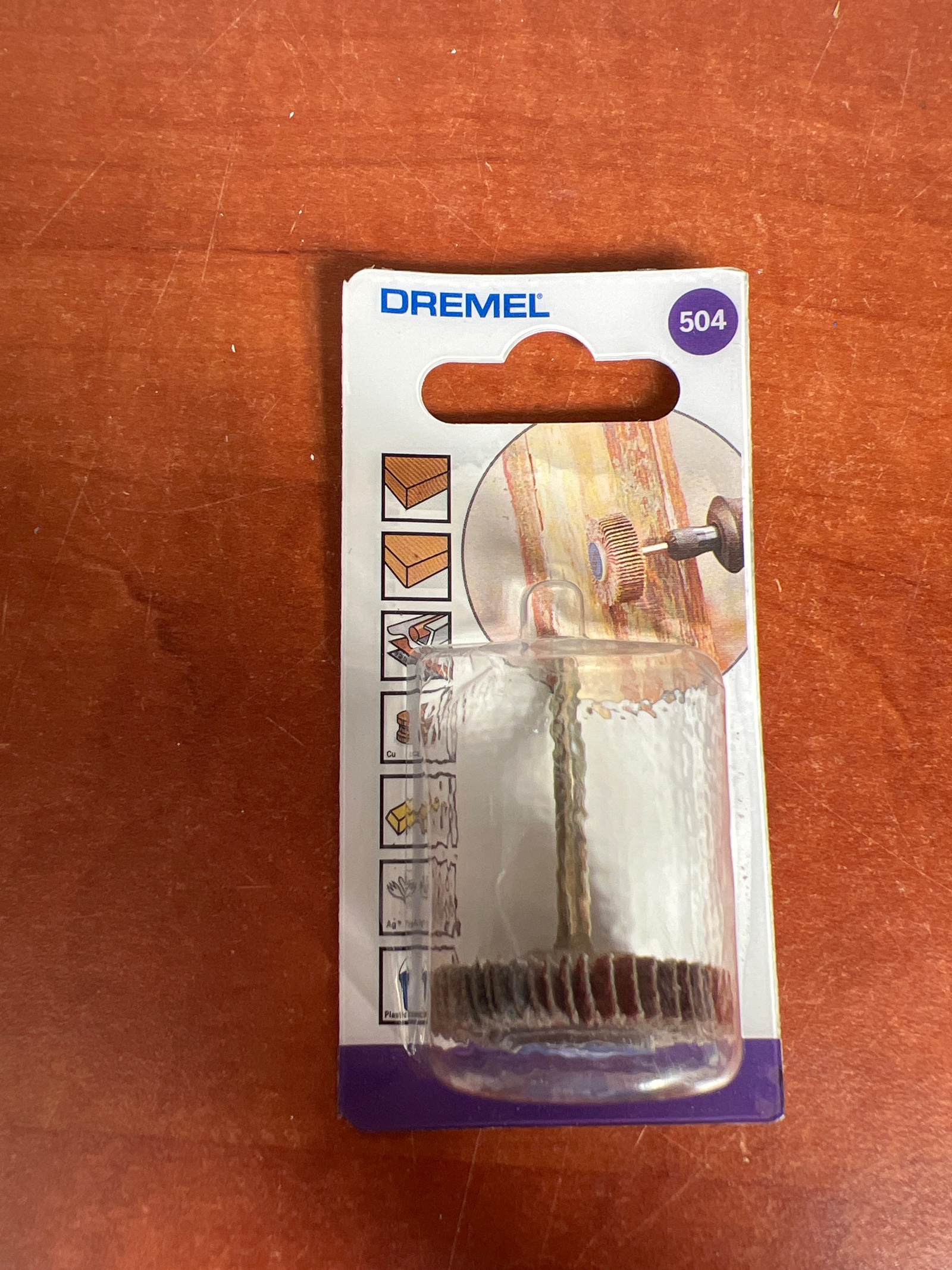 Dremel 504 roue à lamelles grain 80 28,6 mm