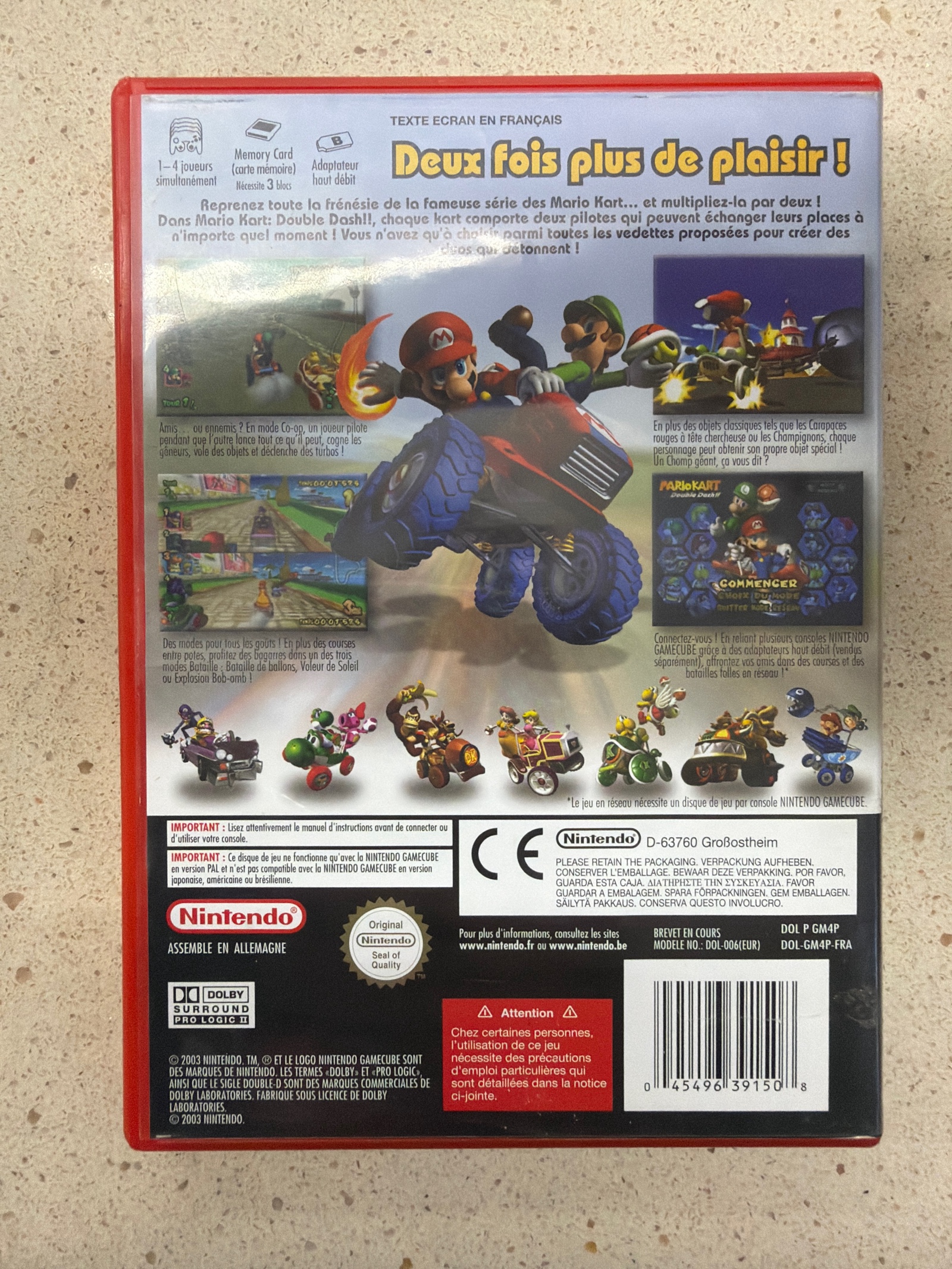 Mario Kart: Double Dash!! - Nintendo GameCube (PAL, FR) — photo 3