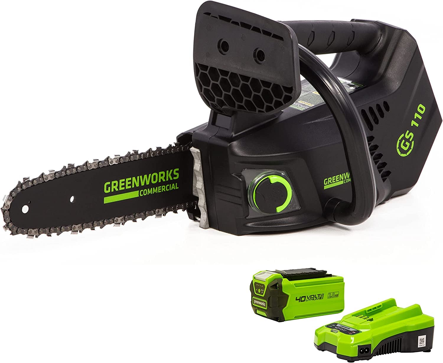 Elagueuse GREENWORKS Brushless 40V - 25 cm - 1 batterie 2.0 Ah - 1 chargeur - GD40TCSK2