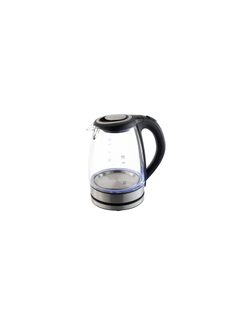 silver style - bouilloire sans fil 1.7l 2000w verre/noir - 002031