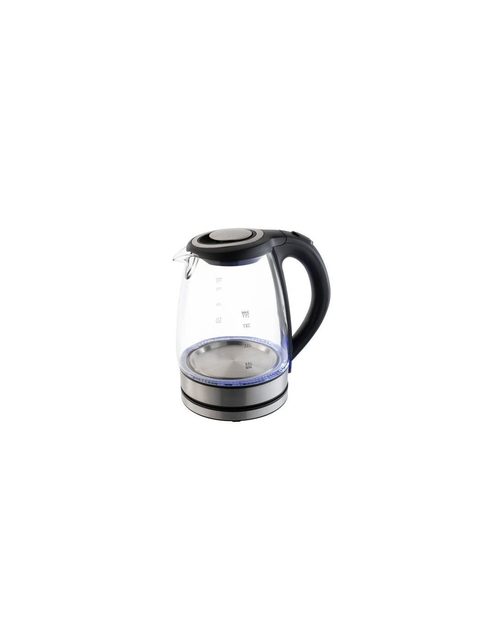 silver style - bouilloire sans fil 1.7l 2000w verre/noir - 002031