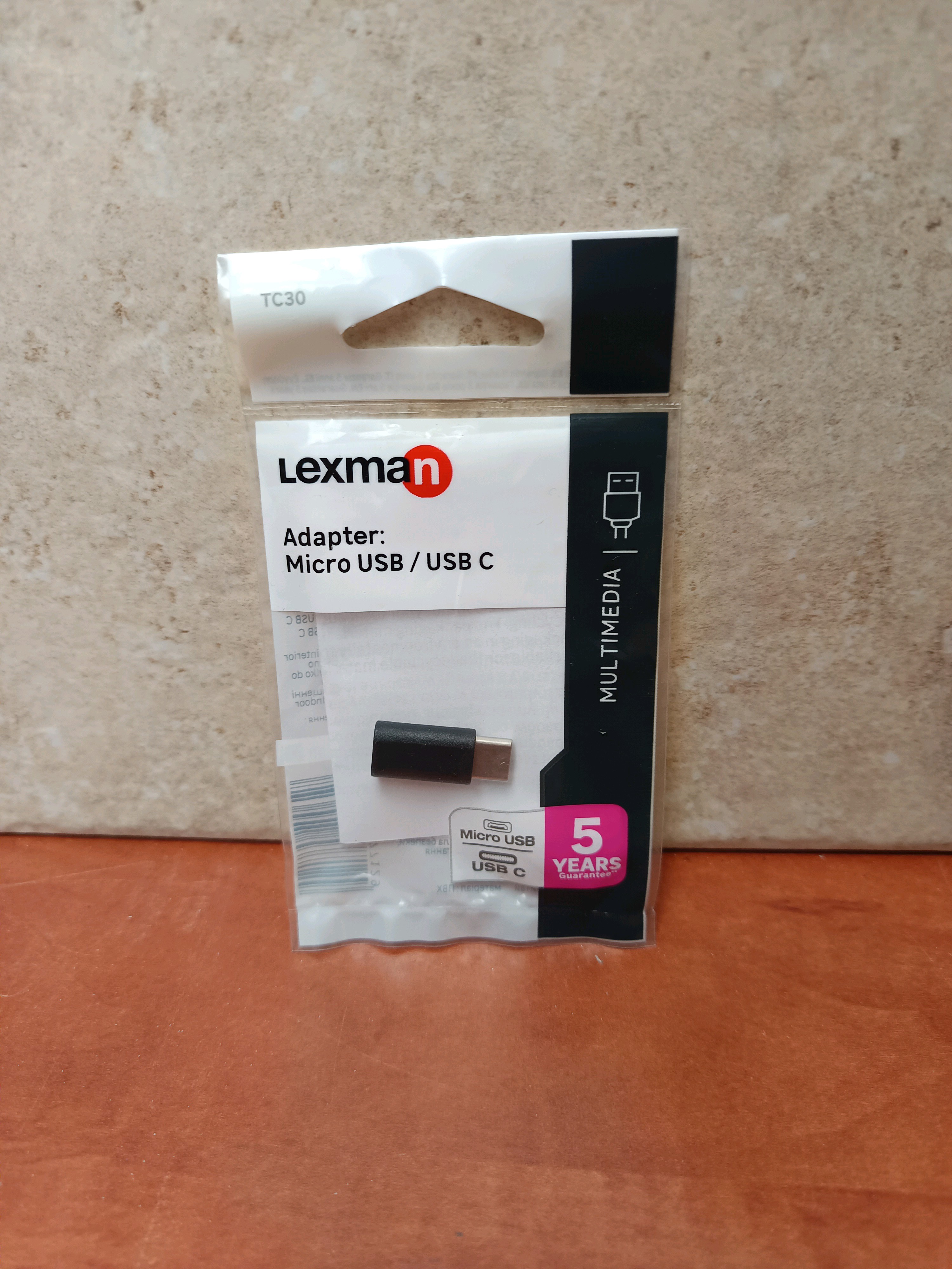 Lexman TC30 adaptateur Micro USB vers USB-C