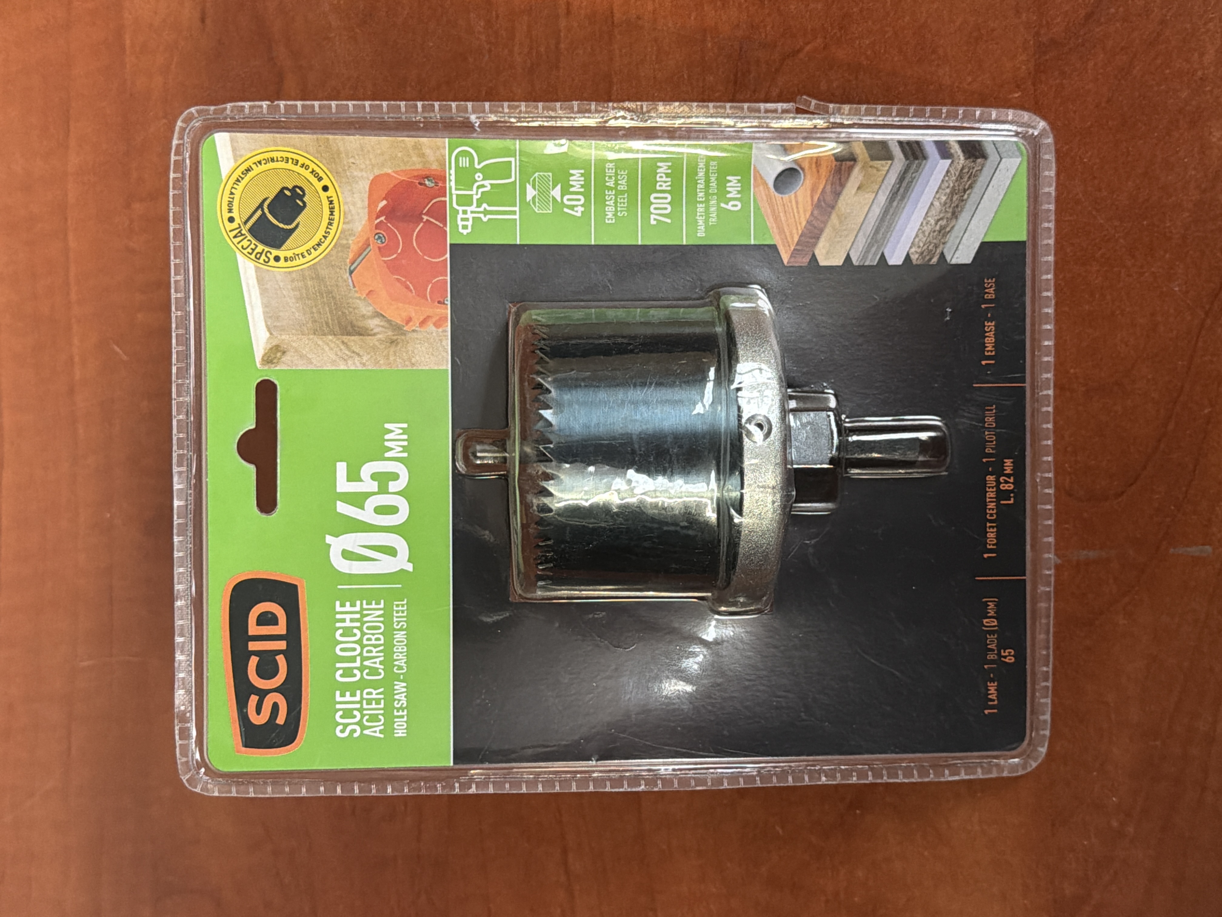 SCID Scie cloche Ø65 mm