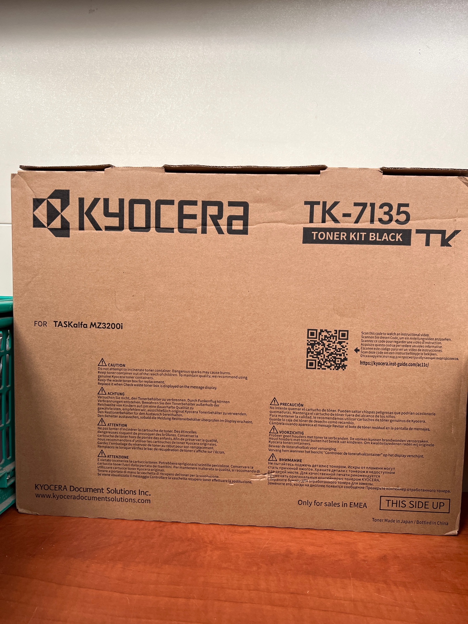 Kyocera TK-7135 Toner Kit Black - pour TASKalfa MZ3200i