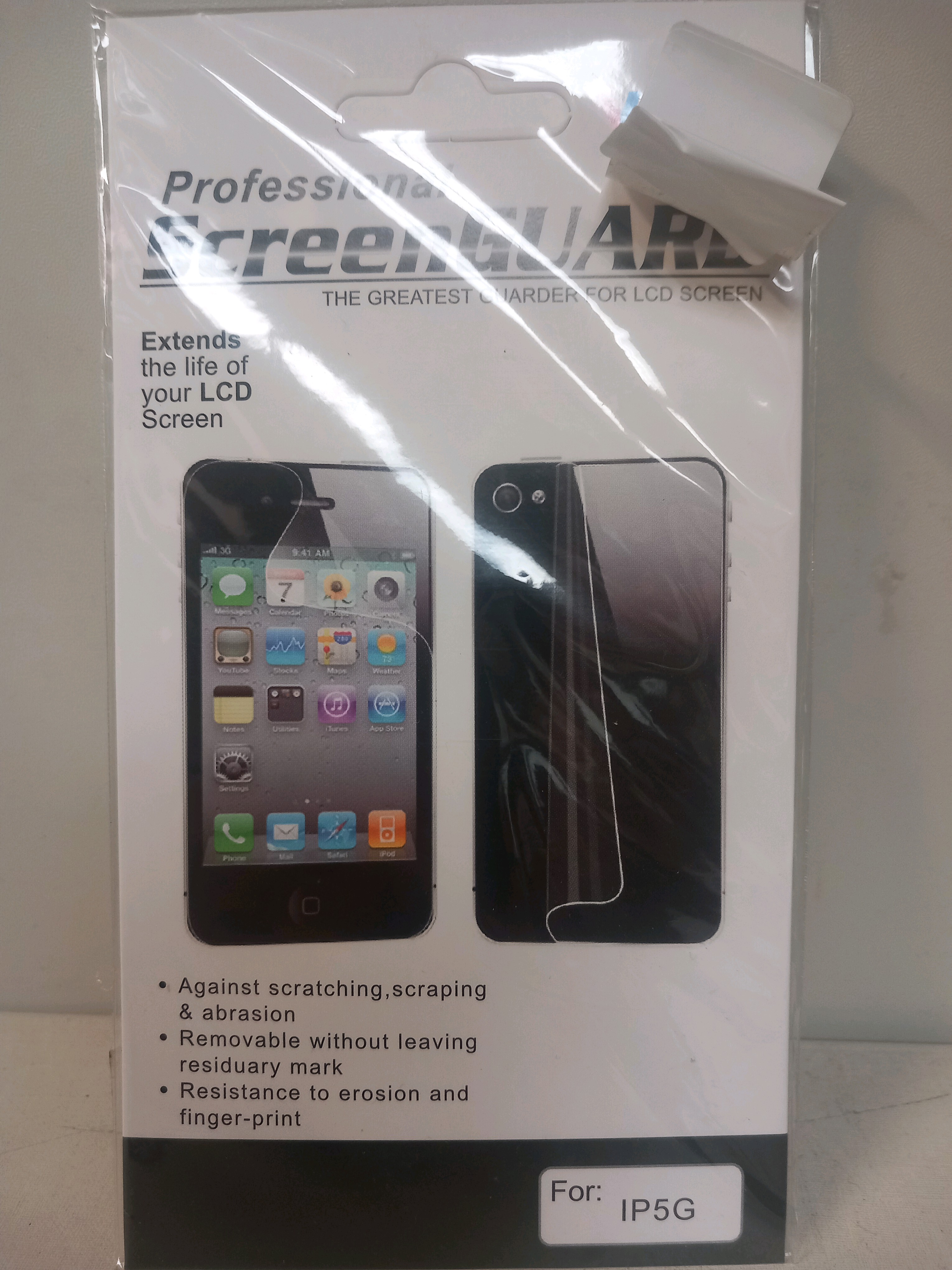 Film protecteur d’écran pour Apple iPhone 5 (IP5G)