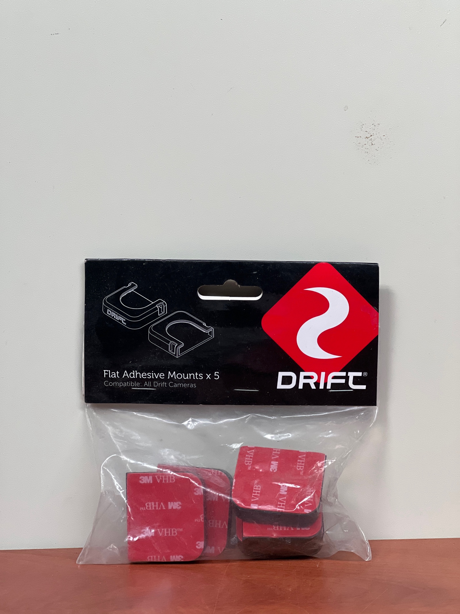 Drift Flat Adhesive Mounts x5 (supports adhésifs plats)