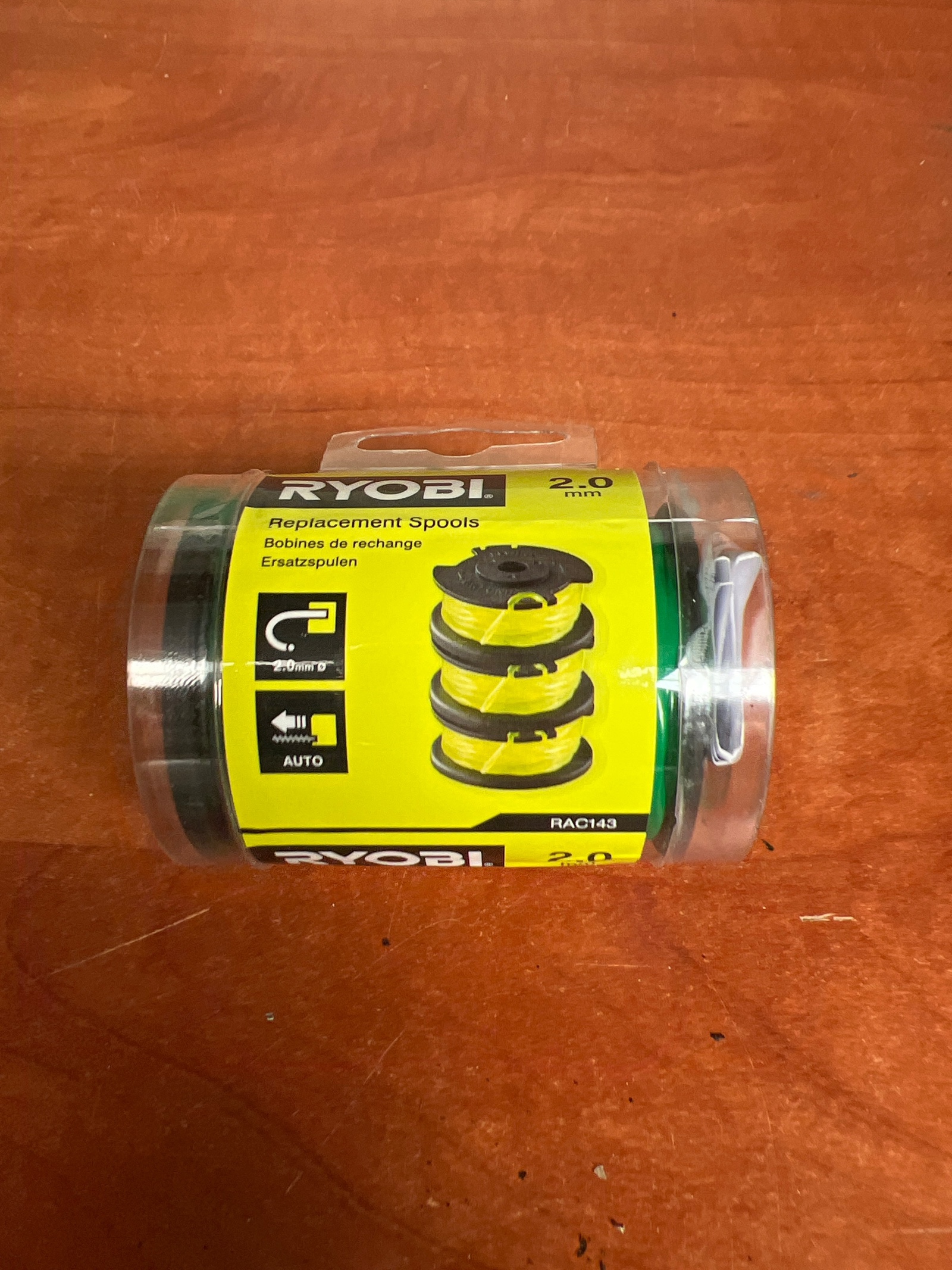 Ryobi RAC143 bobines de rechange 2.0 mm