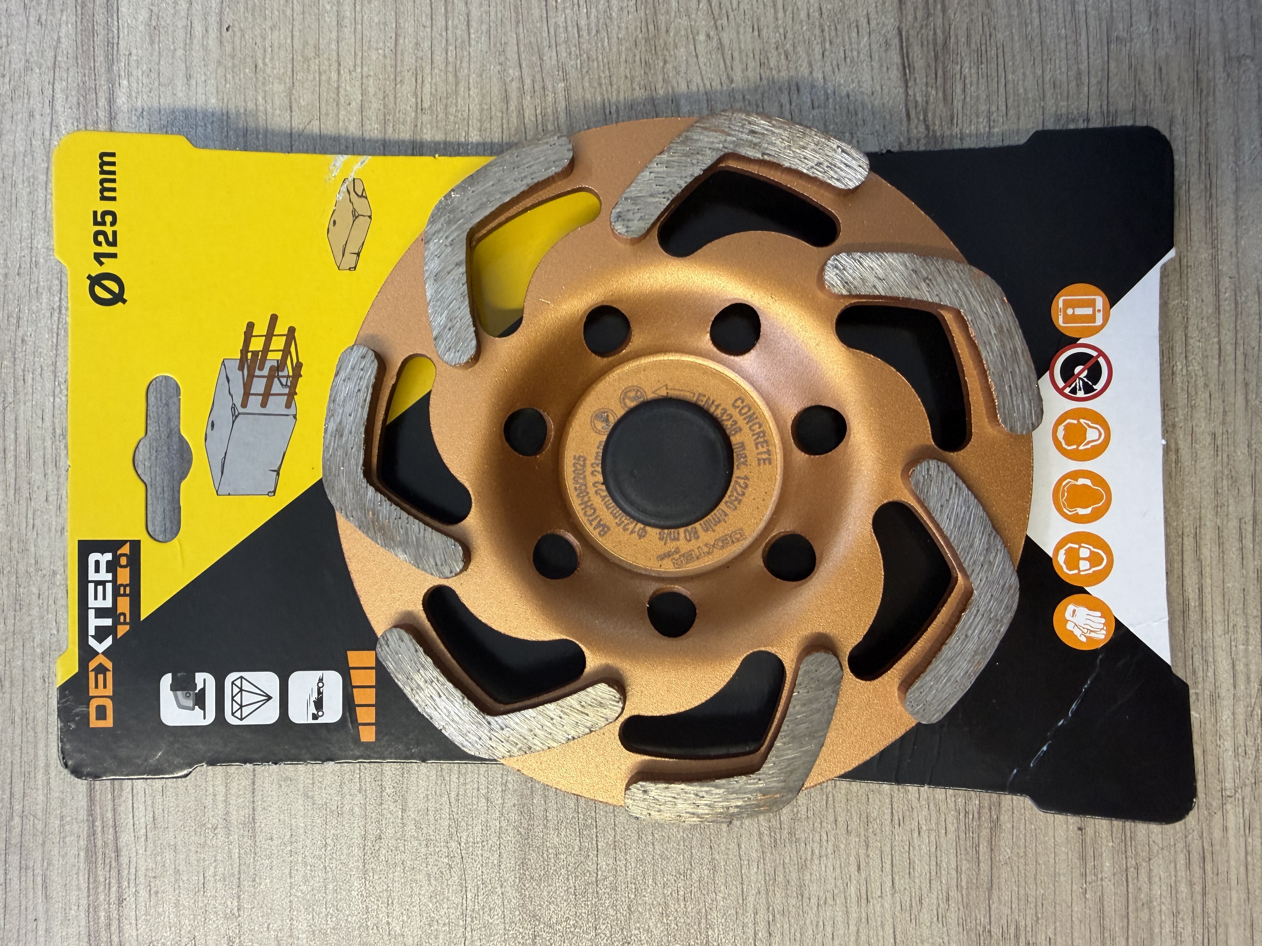 Disque diamant de surfaçage pour béton Dexter Pro Ø125 mm
