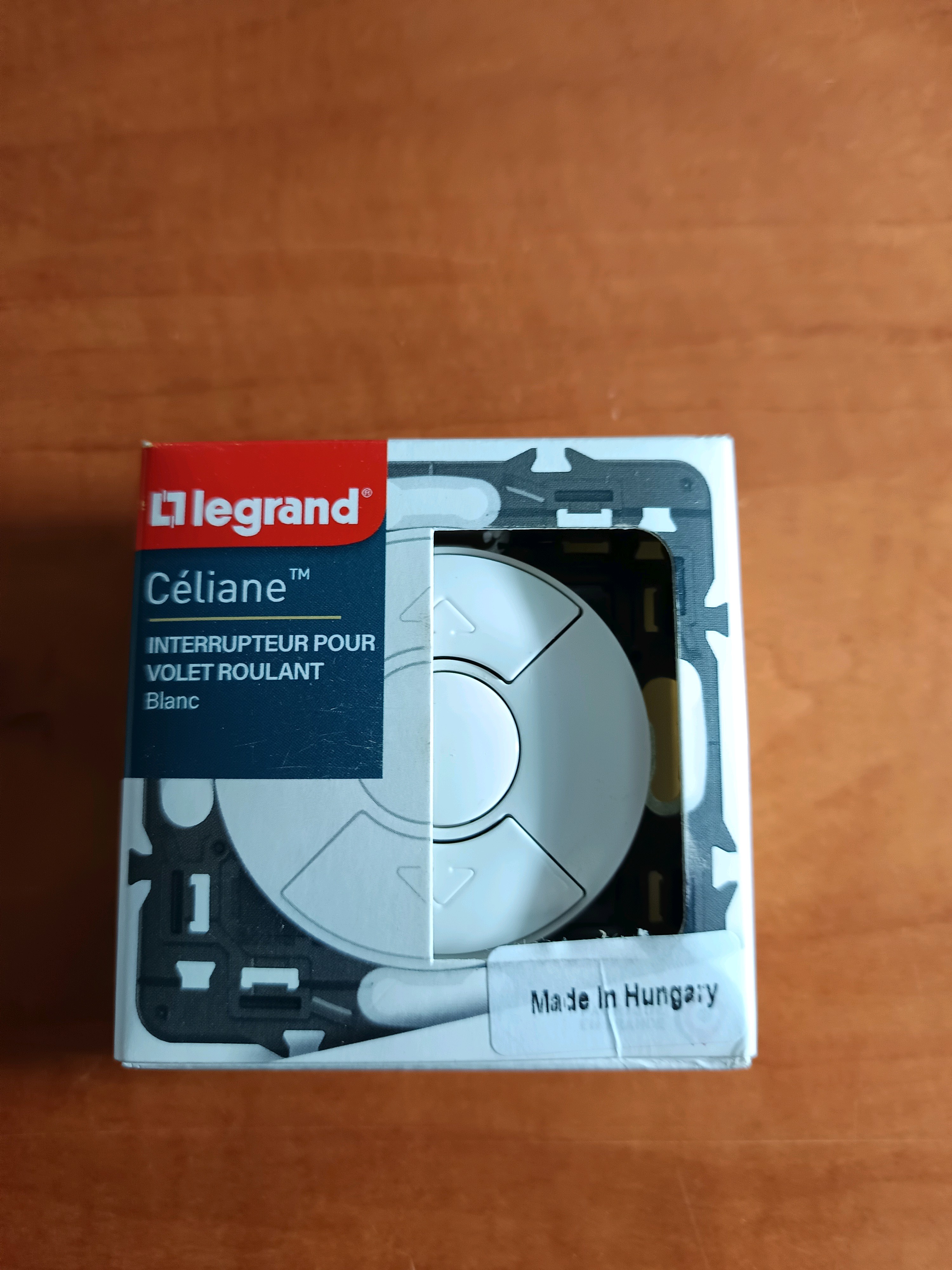 Legrand Céliane Interrupteur pour volet roulant - Blanc