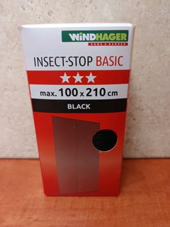 Windhager Insect-Stop Basic, max. 100 x 210 cm, Black