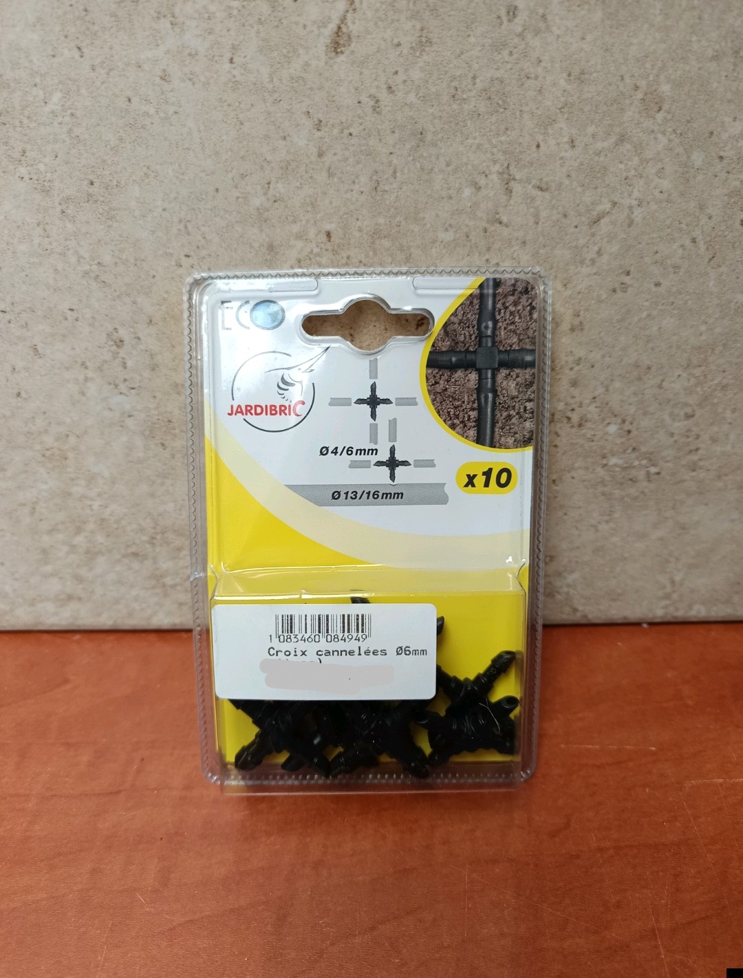 JARDIBRIC Croix cannelées Ø6 mm (x10)