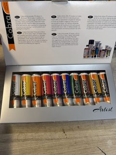 Cobra Artist coffret 10 tubes de peinture