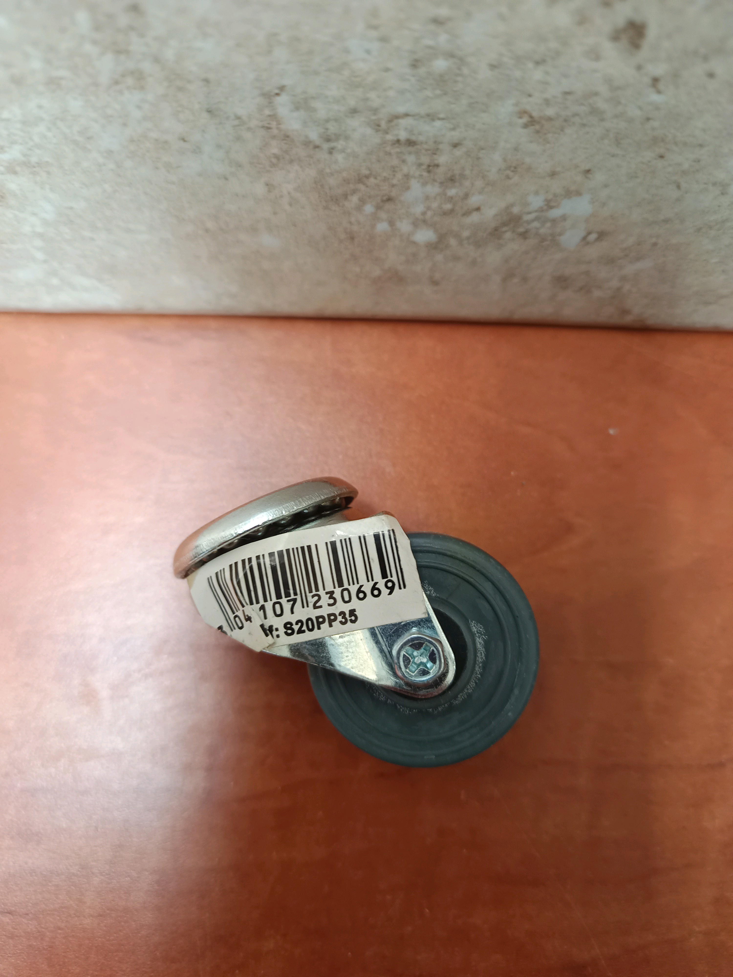Roulette pivotante de meuble S20PP35
