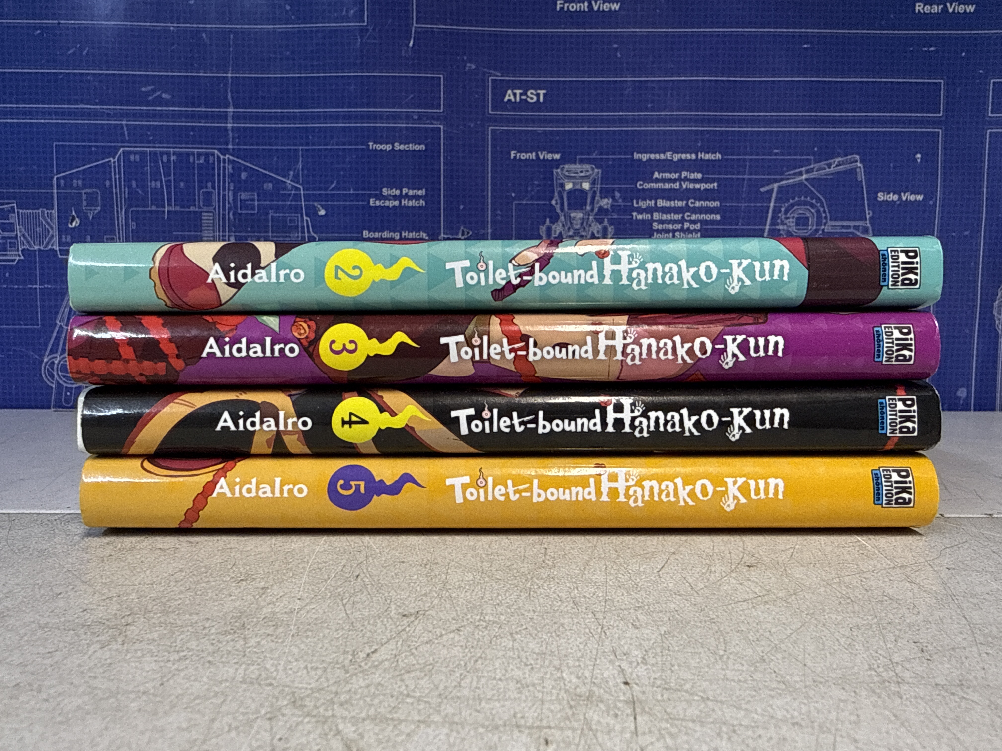 Lot manga Toilet-bound Hanako-kun tomes 2 à 5 – AidaIro – Pika Edition