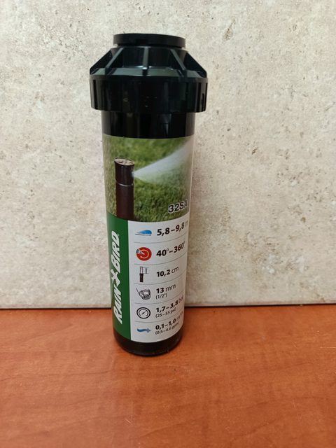Arroseur rotatif Rain Bird 32SA, 40–360°, portée 5,8–9,0 m, relevé 10,2 cm, raccord 1/2 pouce