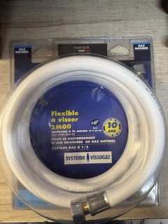 Flexible à visser 2 m – système Vissogaz (NF)