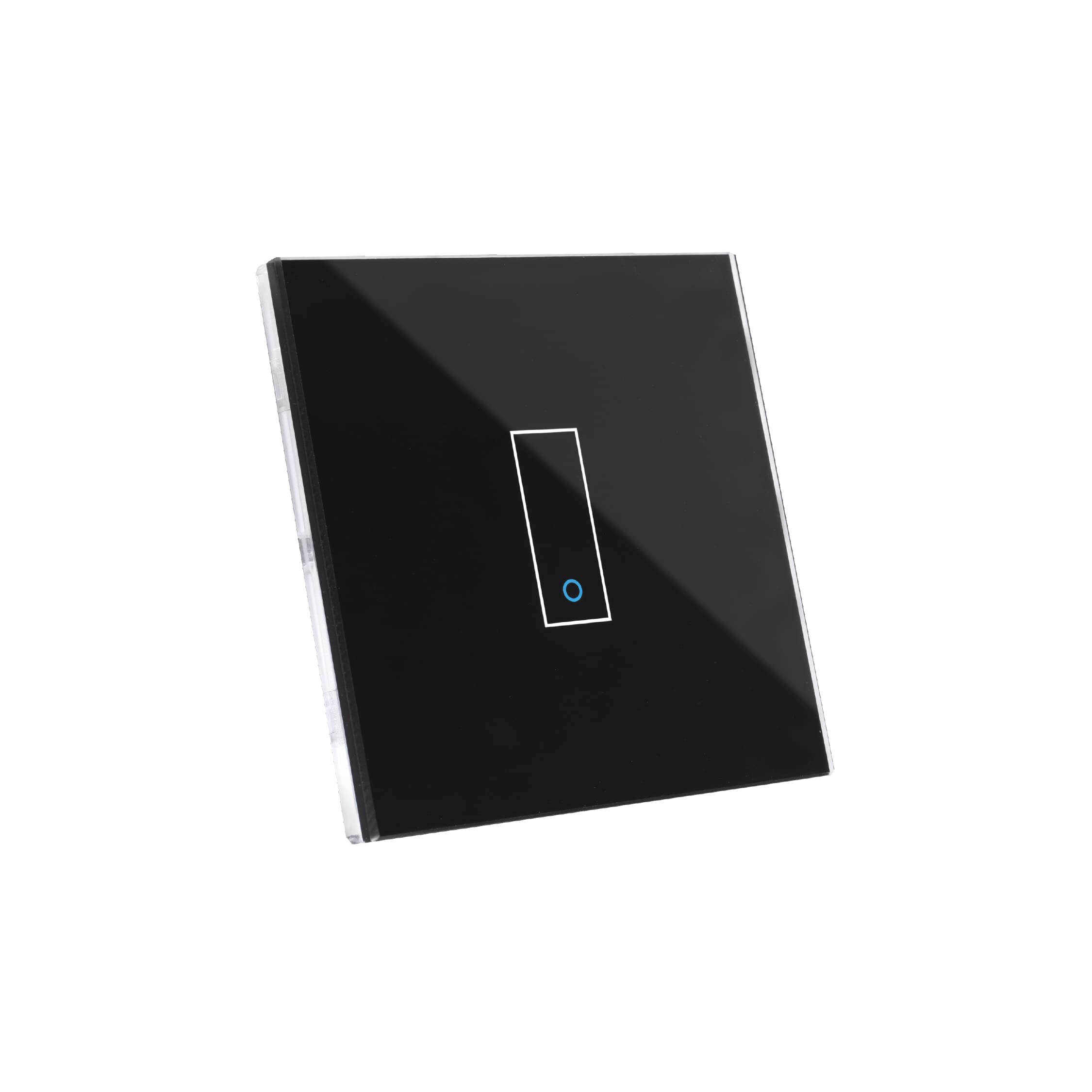 Iotty - Interrupteur double WiFi verre blanc tactile - neuf