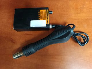 Station de reprise à air chaud pour électronique (pistolet + boîtier de contrôle)