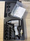 Kit clé à chocs pneumatique en coffret avec jeu de douilles — photo 1