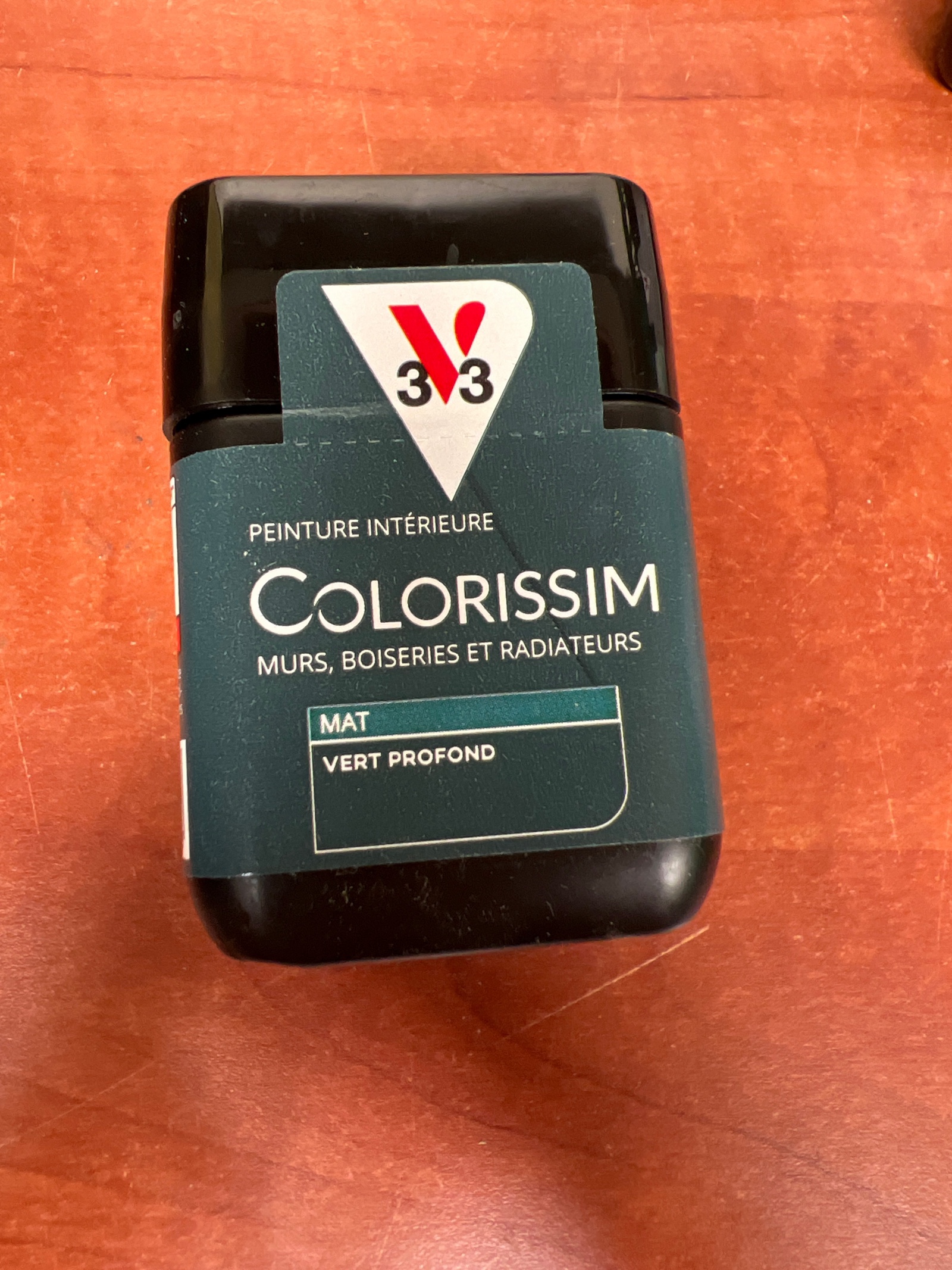 V33 Colorissim peinture intérieure mat Vert Profond pour murs, boiseries et radiateurs