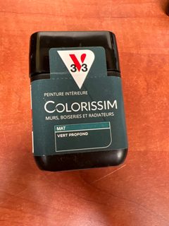 V33 Colorissim peinture intérieure mat Vert Profond pour murs, boiseries et radiateurs