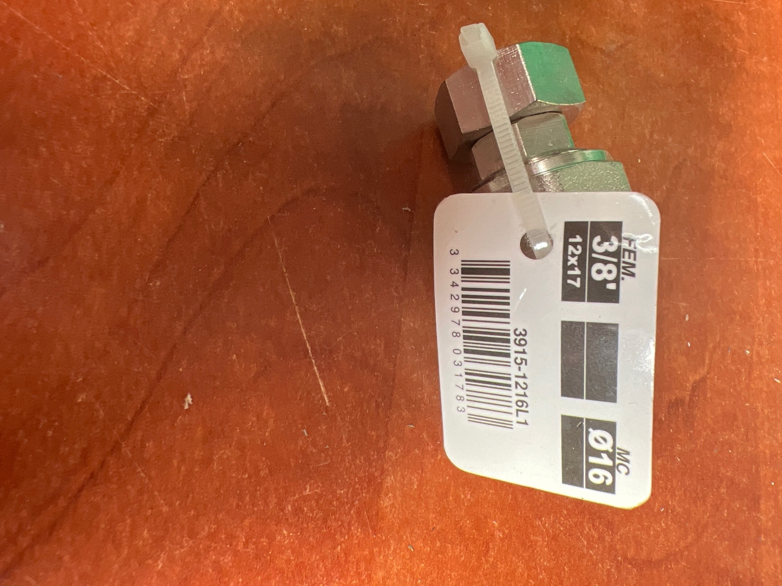 Raccord 3/8 (12x17) OEM 3915-1216L1