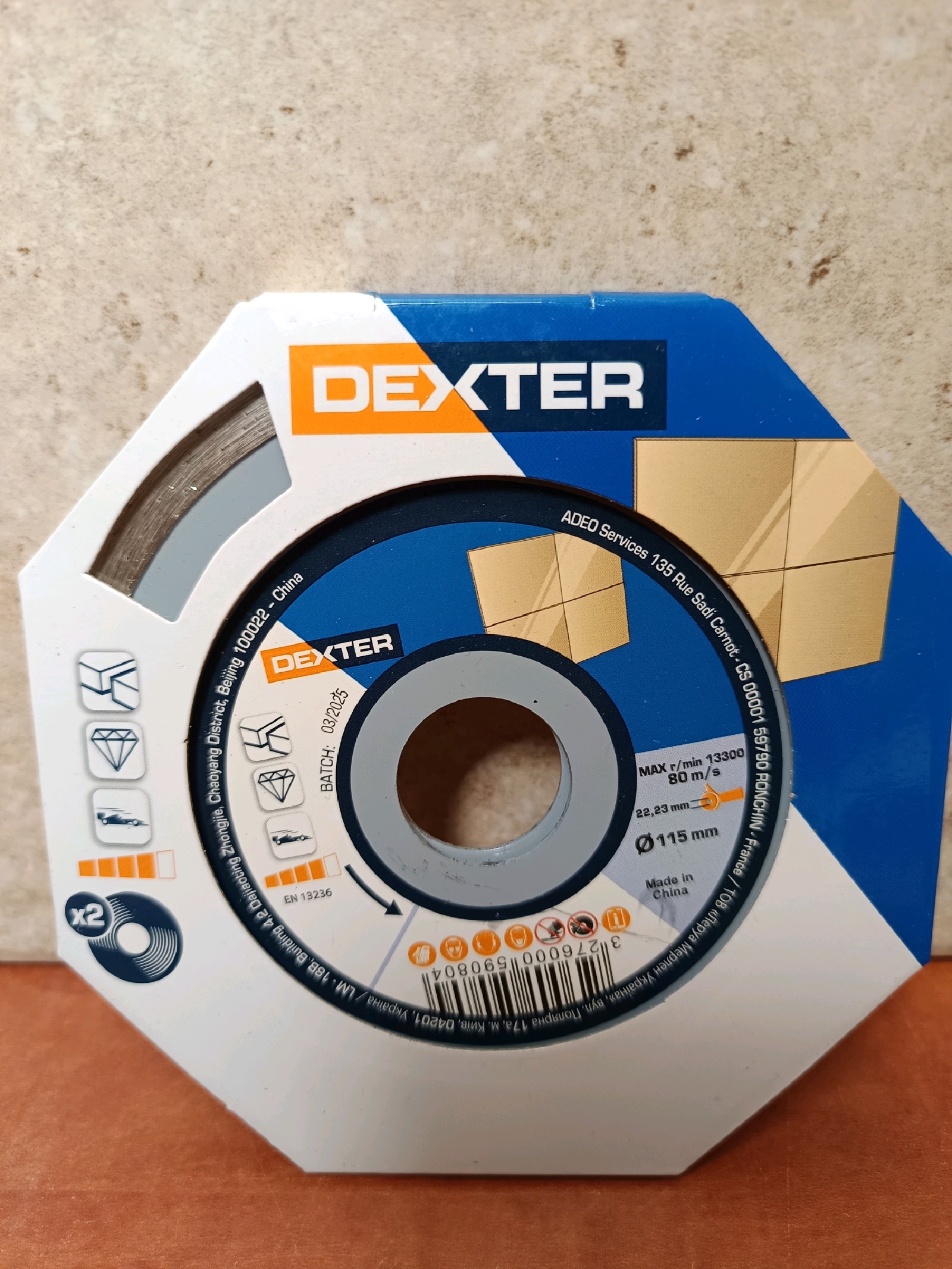 Dexter disque diamant Ø115 mm
