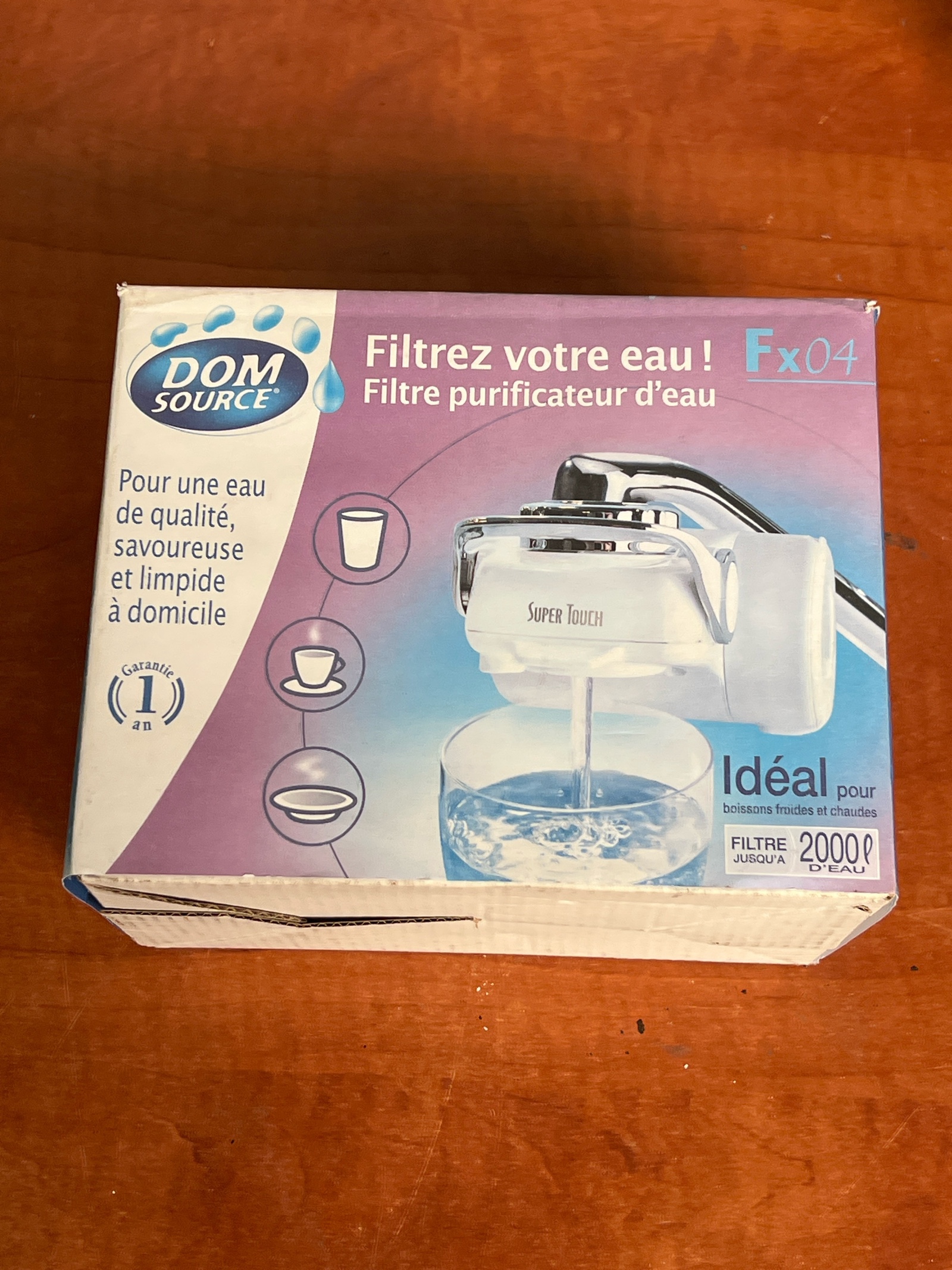 DOM Source FX04 filtre purificateur d’eau pour robinet